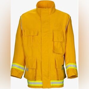 Men's Yellow Performance Jacket with Reflective Accents